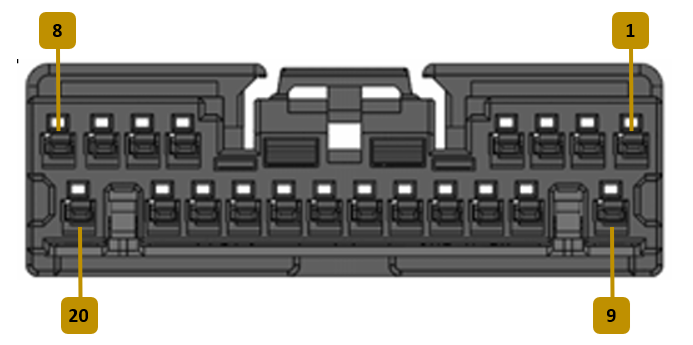 MX77A020HF1 コネクタ実物写真